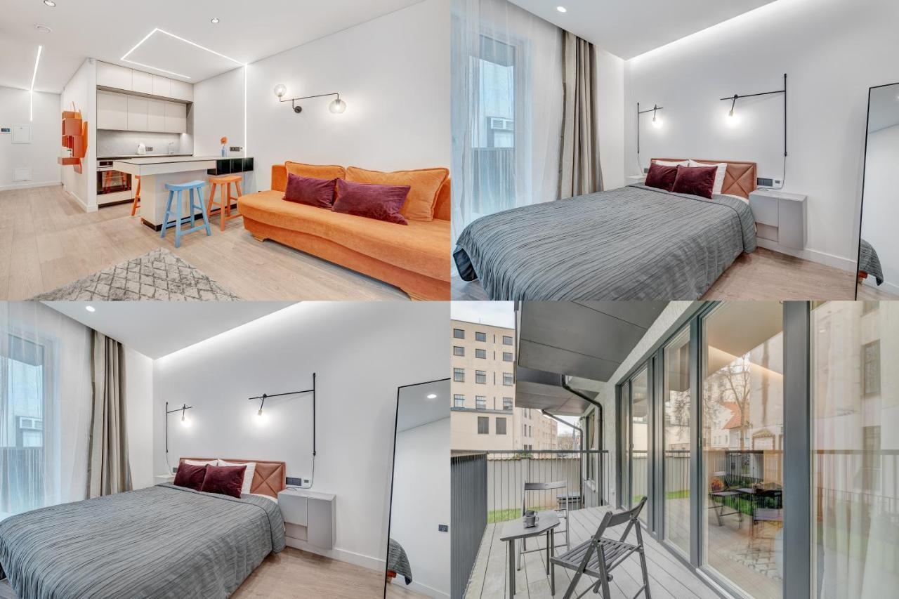 Happy Inn G, Self Check-In, Terrace, Underground Parking Вильнюс Экстерьер фото